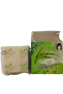 صابون برنج جم وزن ۶۵ گرم تایلندی ضدچروک